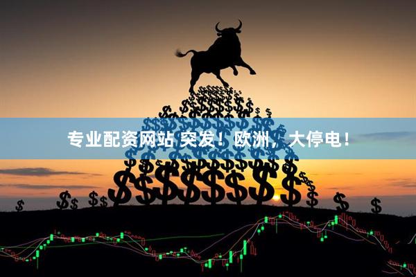 专业配资网站 突发！欧洲，大停电！